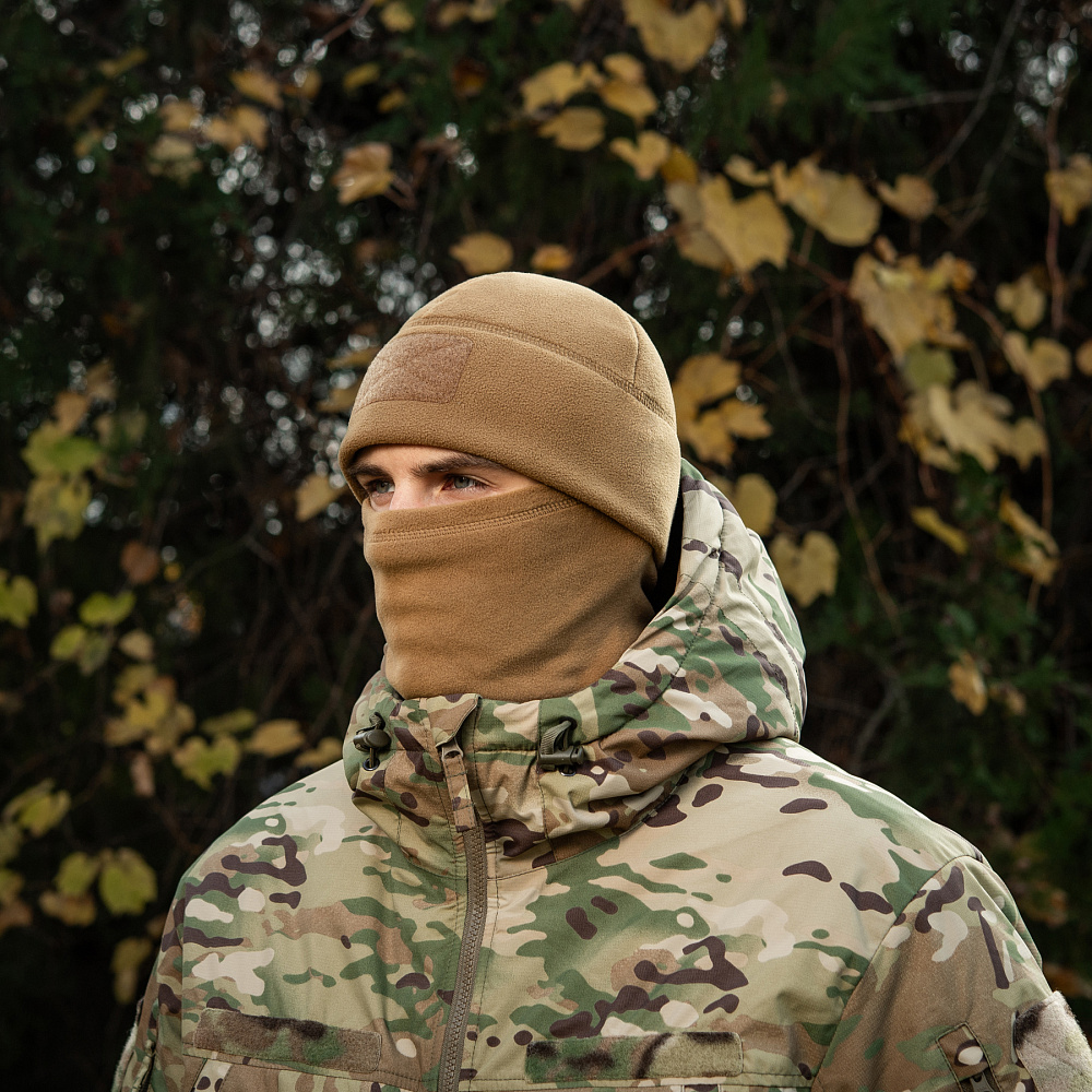 Шапка M-Tac Watch Cap Elite флис Coyote Brown Фото 2